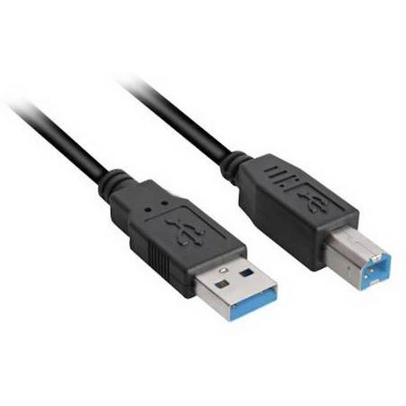 Sharkoon USB 3.0 A Male naar USB 3.0 B Male - 2 m