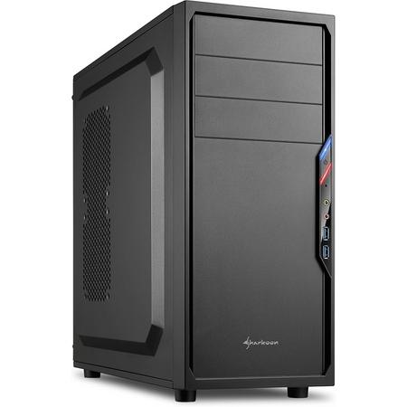 Sharkoon VS4-V Midi-Toren Zwart computerbehuizing