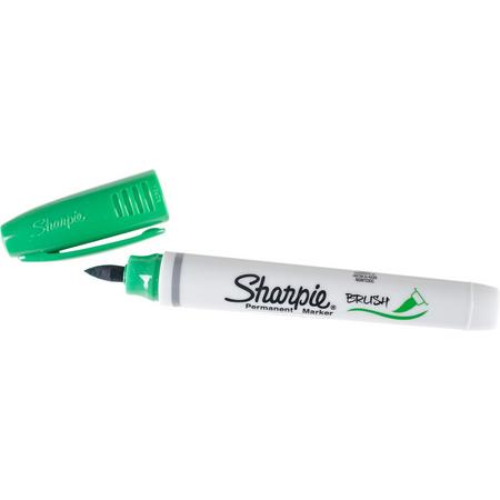 Sharpie Brush Tip Groen