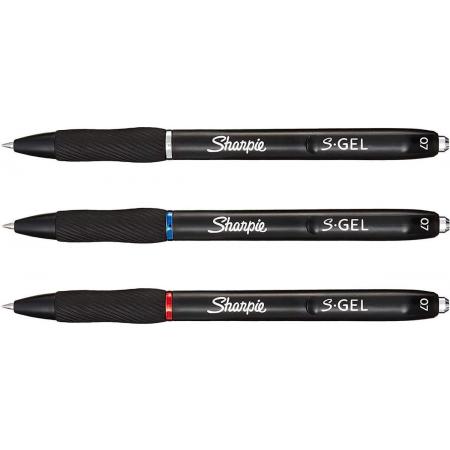 Sharpie pen S-Gel multipack – blue, black, red