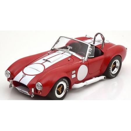 Shelby 427 S/C 1:18 Shelby Collectibles Rood / Wit  01122