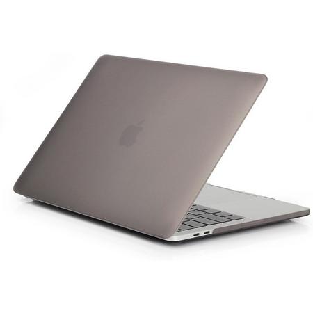 Shop4 - MacBook 13 inch Pro (2017) Hoes - Hardshell Cover Mat Grijs