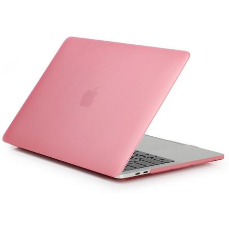Shop4 - MacBook 15 inch Pro (2017) Hoes - Hardshell Cover Mat Roze