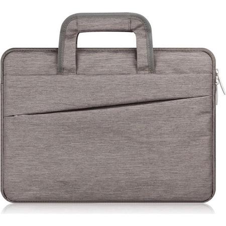 Shop4 - MacBook Air 13-inch (2020) Hoes met Handvaten - Business Donker Grijs