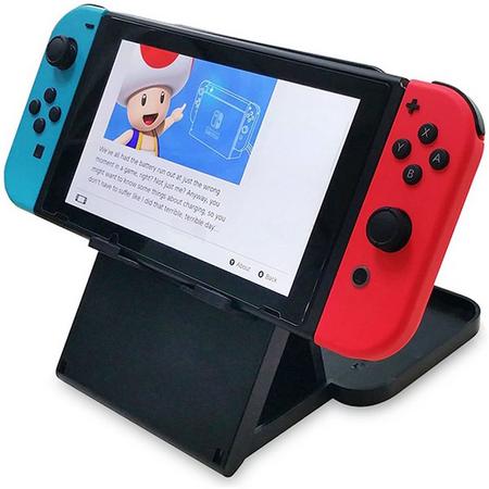 Shop4 - Nintendo Switch - Gaming Standaard Playstand Zwart