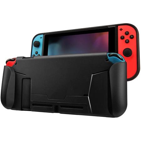 Shop4 - Nintendo Switch - Zachte Bescherm Case Zwart