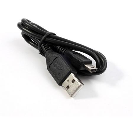 Shop4 - SJCAM SJ8 Air USB naar Mini USB Data- en Oplaadkabel - 0.8 meter Zwart