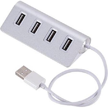 USB splitter HUB - USB hub 4-poorts - USB 2.0 4-ports aluminium  Apple Look!
