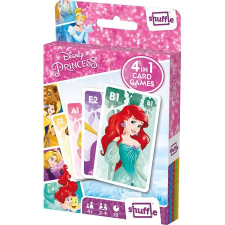 Disney Princess - 4in1 - Speelkaarten (Kwartet, Memo, Snap, Actie spel)