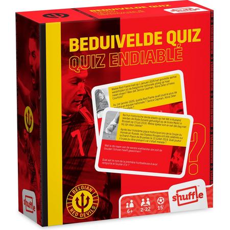 Rode Duivels - Diables Rouges - Belgian Red Devils - EK 2021 - Shuffle  - Kaartspel - Quiz