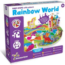 First Steps with Colors Rainbow World - Puzzle for Kids - Puzzle voor kinderen - speel voor kinderen - cadeau idee - verjaardagscadeau