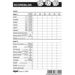 2x Scoreblokken Yahtzee 100 vellen - Familiespellen - Dobbelspellen - Dobbelspel - Scoreblokken/scorekaarten - Score notitieblok