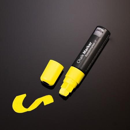 krijtmarker Sigel 5-15mm afwasbaar geel