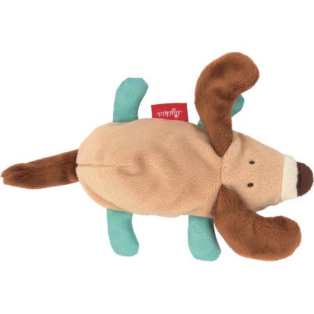 sigikid Grasp toy dog with granulate, Red Stars 42243