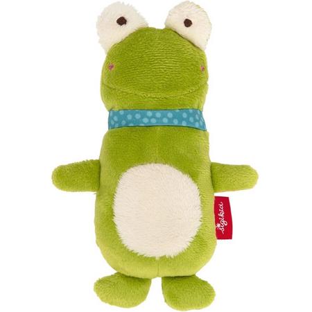 sigikid Grasp toy squeaker frog, Red Stars 42278