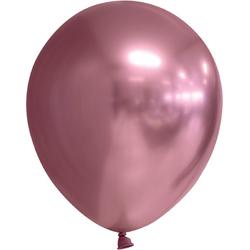 100 Chrome Ballonnen 5 Roze