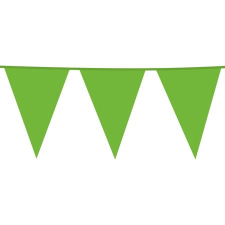 3x Vlaggenlijn Ligt Groen 10m
