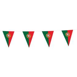3x Vlaggenlijn Portugal 10 Meter - Voetbal EK WK Landen Feest Versiering Decoratie