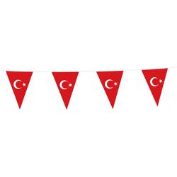 3x Vlaggenlijn Turkije 10 Meter - Voetbal EK WK Landen Feest Versiering Decoratie