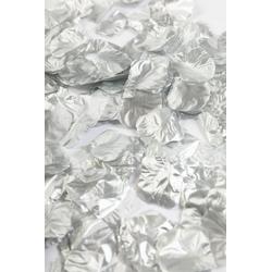 500x Rozenblaadjes Metallic Zilver - Feest Thema Bruiloft Rozen