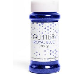 Glitter Blauw 100 gram - Knutselen Glitters
