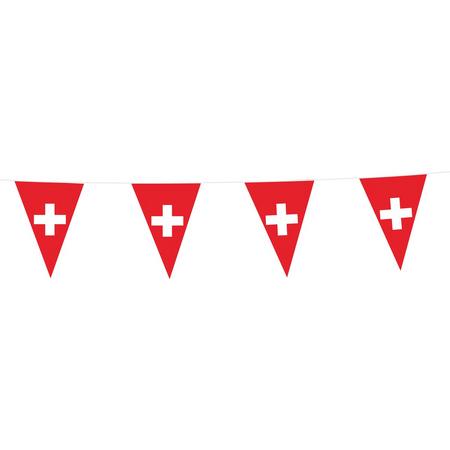 Vlaggenlijn Noorwegen 10 Meter - Voetbal EK WK Landen Feest Versiering Decoratie