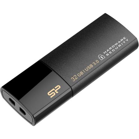 Silicon Power 32GB Secure G50 USB 3.1 flashdrive met AES 256-bit encryptie Zwart