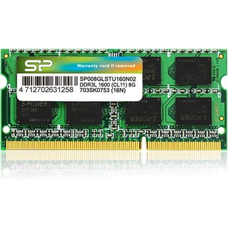 Silicon Power 8GB DDR3L SO-DIMM 8GB DDR3L 1600MHz geheugenmodule