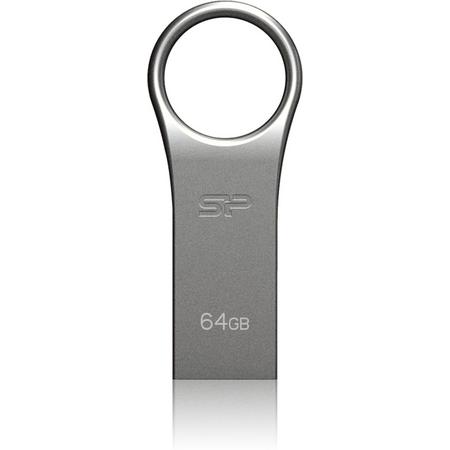 Silicon Power USB Stick Firma F80 64GB USB 2.0 Zilver