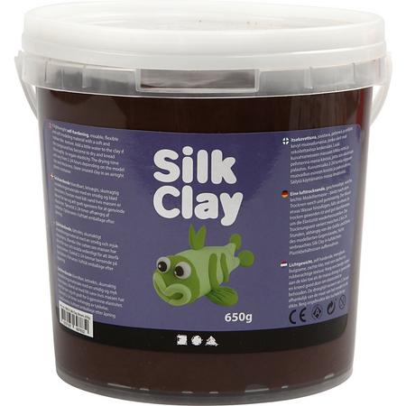 Silk Clay, bruin, 650 gr