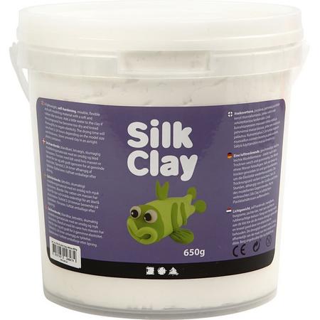 Silk Clay, wit, 650 gr