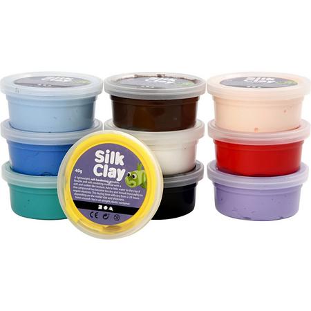 Silk Clay - Klei - Basisset 2 - 10 Kleuren