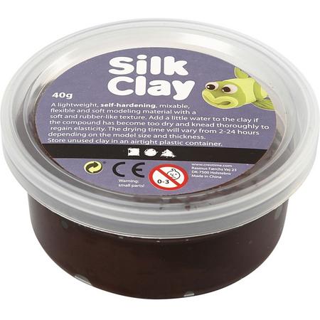Silk Clay Klei Bruin 40 Gram (79123)