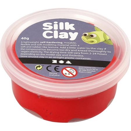 Silk Clay Klei Rood 40 Gram (79104)