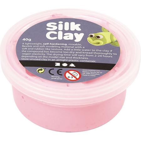 Silk Clay Klei Roze 40 Gram (79109)