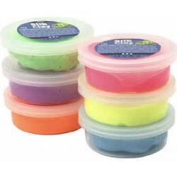 Silk Clay® - Neon Kleuren - 6x14 gr - 2 stuks