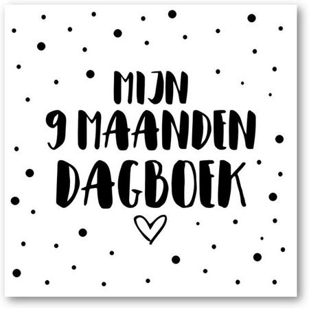 Mijn 9 maanden dagboek - Zwangerschapsdagboek (21 x 21 cm)