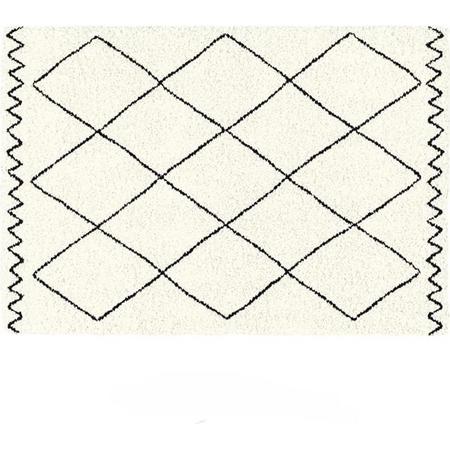 Berber tapijt 80 x 150cm Beige Diamond
