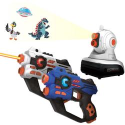   Laserguns met Interactief Projectiespel - Lasergame - Inclusief Projector en 2 Laserguns