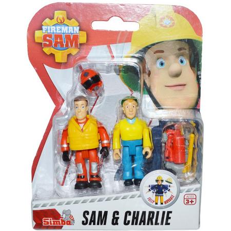 Brandweerman Sam Speelfiguren - Sam & Charlie