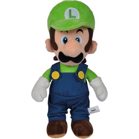 Super Mario Luigi Pluche, 30cm - Knuffel