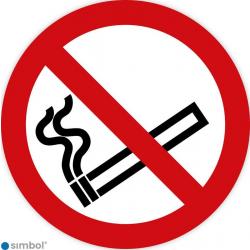 Sticker Verboden te Roken / Rookverbod - ø 10 cm. - Duurzame kwaliteit - Simbol