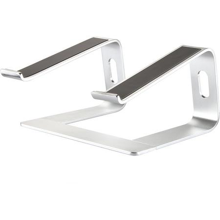Simon Jones - Slim Design Stand. Standaard voor Laptop / MacBook - zilver aluminium