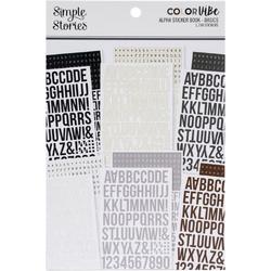 Simple Stories - Color Vibe  Alfabet Stickerboek - Basics - 1758stickers