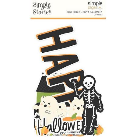 Simple Stories Simple Pages Page Pieces Happy Halloween (16425)