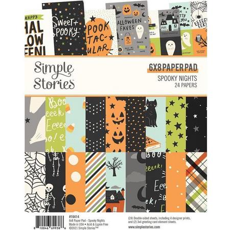 Simple Stories Spooky Nights 6x8 Inch Paper Pad (16414)