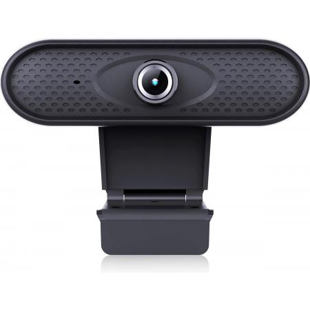 Full HD Webcam – Optische Lens met Hoge Precisie – Hooggevoelige Microfoon – CMOS-sensor – Geen Software Nodig - Geschikt voor Windows, Mac OS & Android
