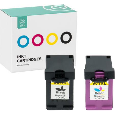 Sinji Inktcartridge voor HP 901 XL - Multiverpakking - Hoge capaciteit