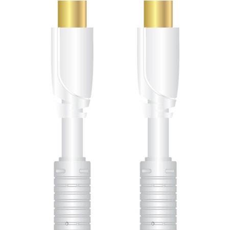 Sinox 3.0m RF M/F 3m RF RF Wit coax-kabel