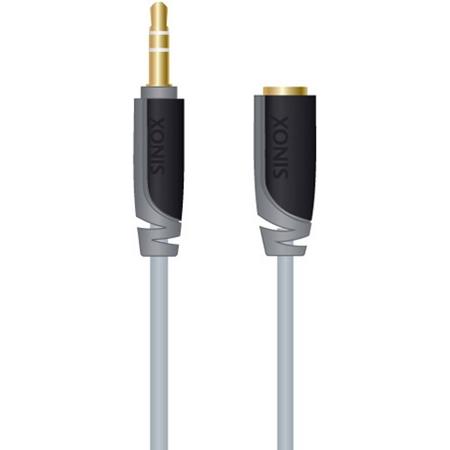 Sinox 5m 3.5mm 5m 3.5mm 3.5mm Grijs audio kabel